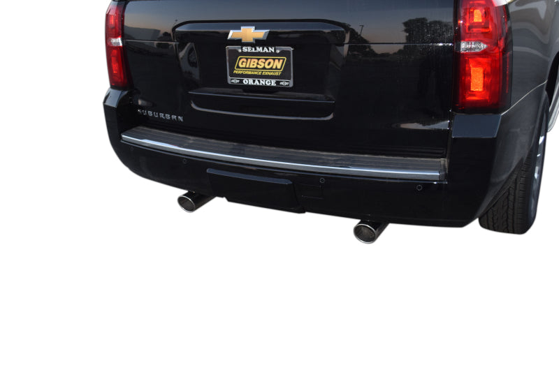 Gibson 18-19 Chevrolet Suburban LS 5.3L 2.25in Cat-Back Dual Split Exhaust - Stainless Catback Gibson