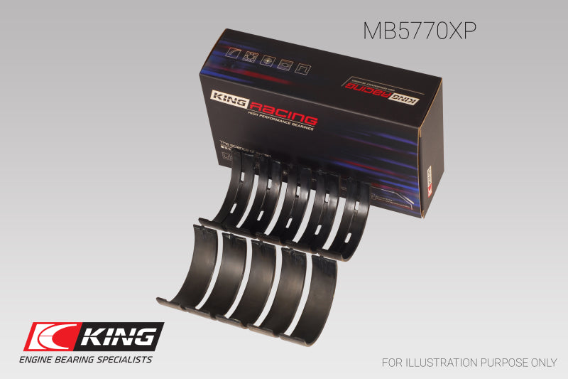 King Engine Bearings Nissan VK45DD/E/ VK50VE/ Vk56DE/VD (Size 0.26) Main Bearing Set Bearings King Engine Bearings