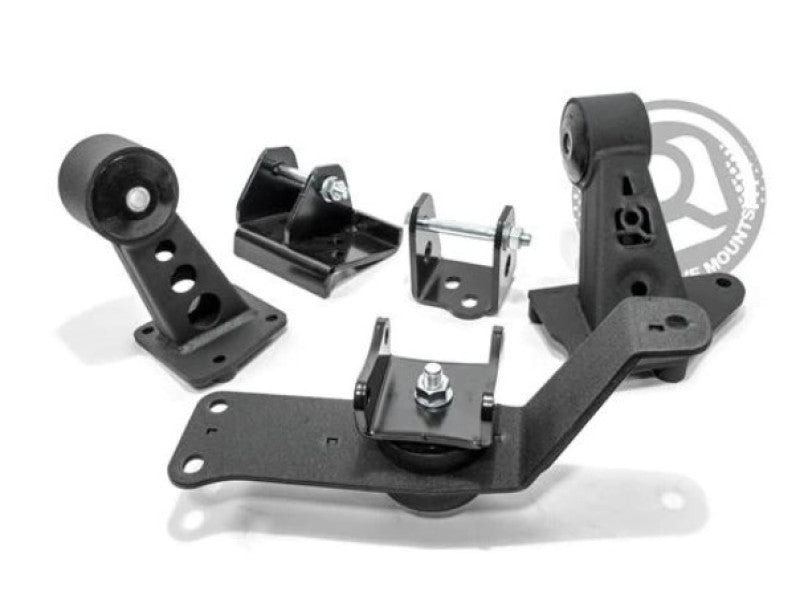Innovative 00-09 Honda S2000 K-Series Black Steel Mounts 85A Bushings Engine Mounts Innovative Mounts