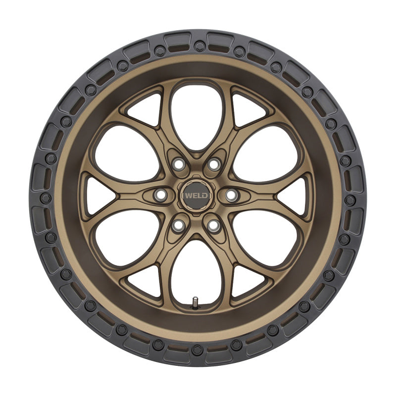 Weld Off-Road W106 20X9 Ledge 6X139.7 ET20 BS5.75 Satin Bronze / Black Ring 106.1 Wheels - Cast Weld