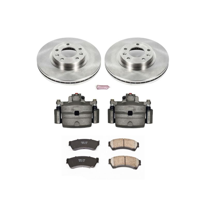 Power Stop 06-12 Ford Fusion Front Autospecialty Brake Kit w/Calipers Brake Kits - OE PowerStop