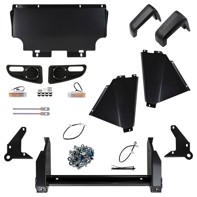 ARB Bullbar Grey SrsFlareArbfog Prado 03 On Bull Bars ARB