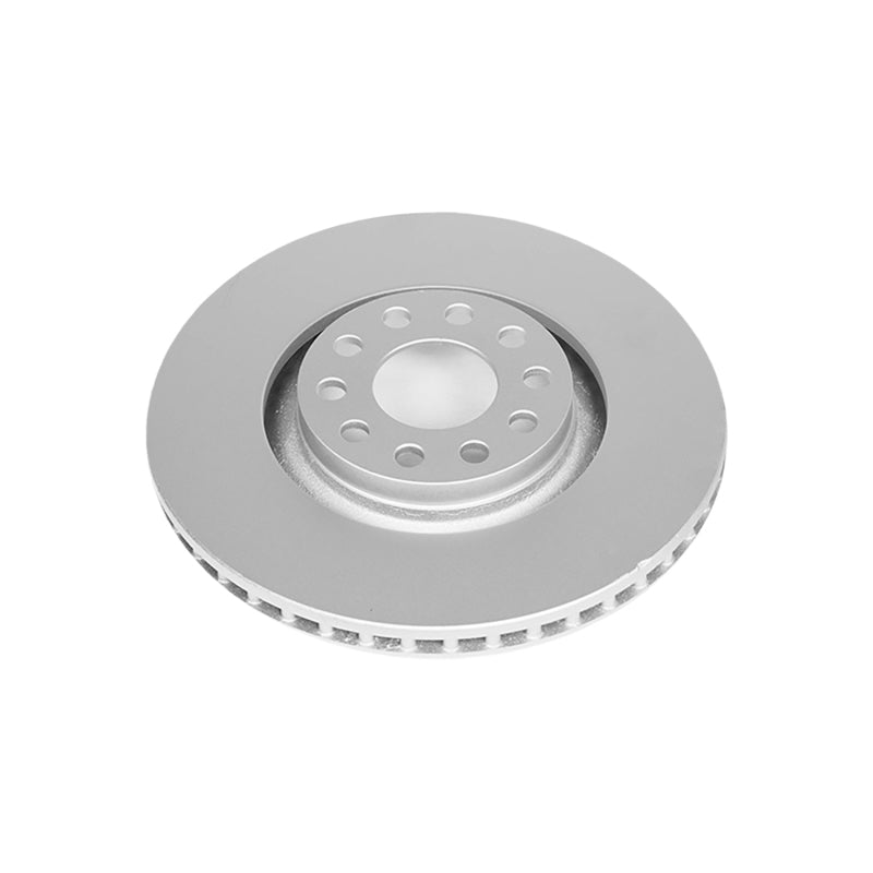 Power Stop 06-09 Audi A4 Front Evolution High Carbon Geomet Coated Rotor Brake Rotors - OE - Cryo PowerStop