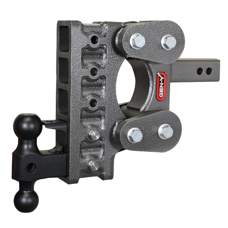 Gen-Y The Boss Torsion-Flex 2in Shank 7.5in Drop 16K Hitch w/GH-051 Dual-Ball/GH-032 Pintle Lock Hitch Receivers GEN-Y Hitch