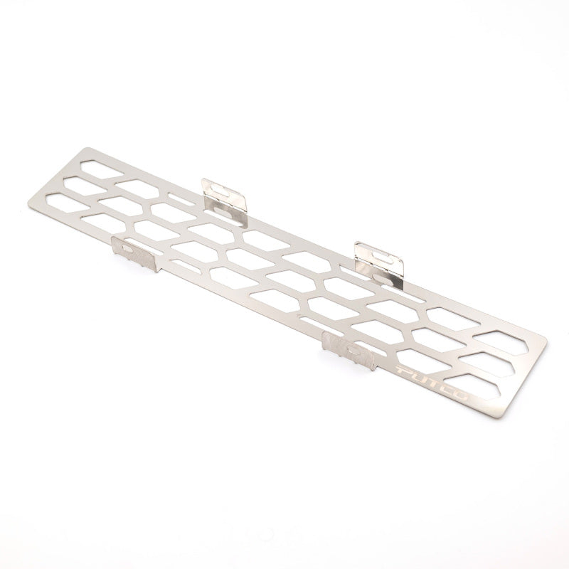 Putco 23-24 Ford F250/F350 Super Duty Hex Shield Design Bumper Grille Inserts - Polished SS Grilles Putco