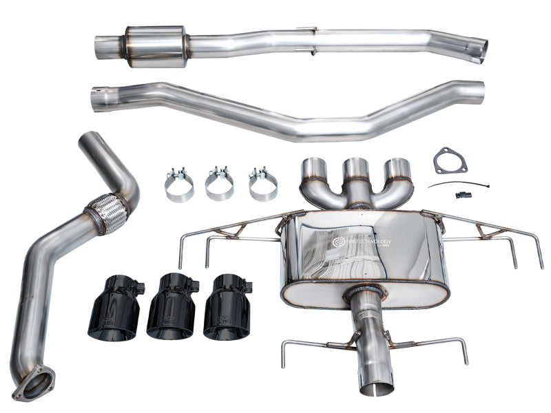 AWE Tuning 2024 Acura Integra Type S DE5 FWD Touring Edition Exhaust w/ Triple Diamond Black Tips Catback AWE Tuning