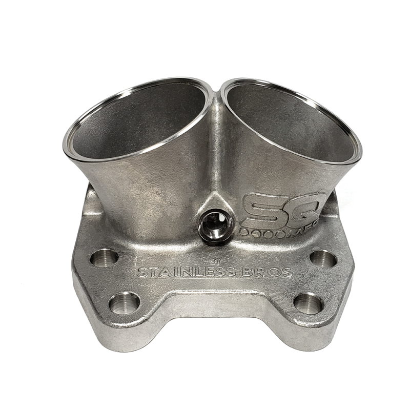 Ticon Industries 2.25in T4 Collector w/ Divided Inlet - Sequence Manufacturing Tools Ticon