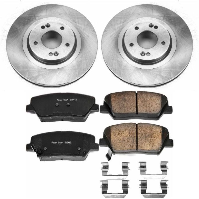 Power Stop 13-18 Hyundai Santa Fe Sport Front Autospecialty Brake Kit Brake Kits - OE PowerStop