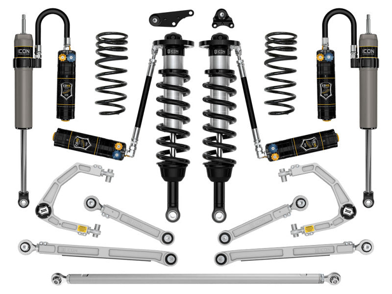 ICON 24 Tacoma 1.25-3in Stage 12 Suspension System Billet Shocks and Struts ICON