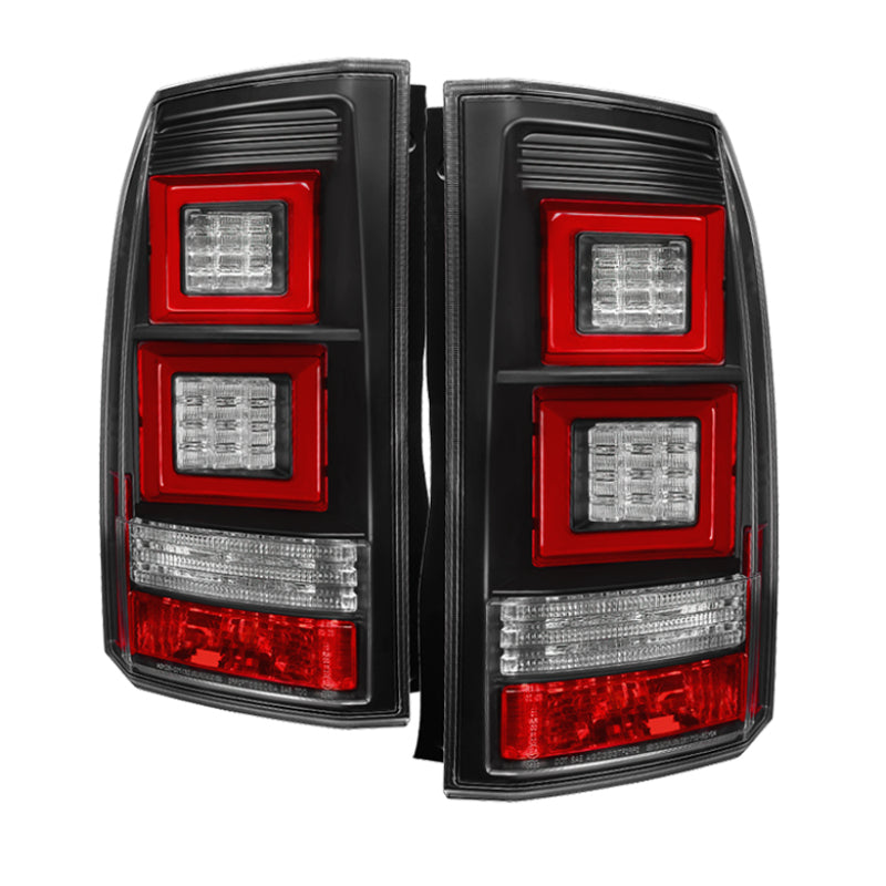 Spyder Land Rover Discovery LR4 10-14 Light Bar LED Tail Lights Black ALT-YD-LRDLR410-LBLED-BK Tail Lights SPYDER