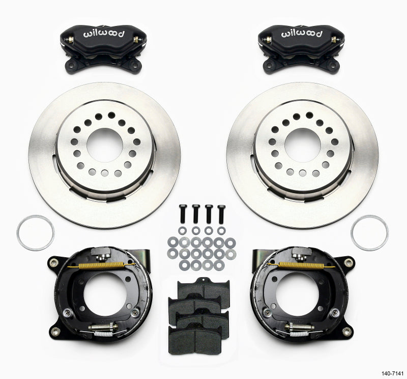 Wilwood Forged Dynalite P/S Park Brake Kit Chevy 12 Bolt w/ C-Clips Big Brake Kits Wilwood