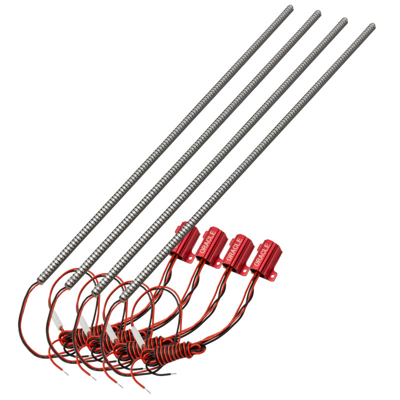 Oracle Dodge Challenger 08-14 Afterburner Center Section (4 pcs) - Red Fog Lights ORACLE Lighting