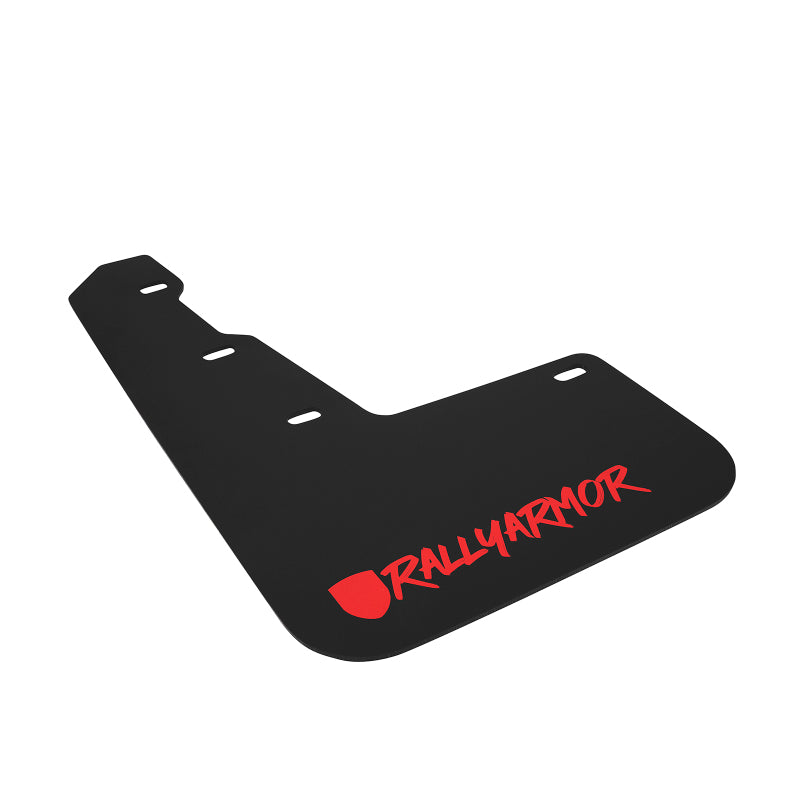 Rally Armor 15-21 Subaru WRX/STI Black UR Mud Flap w/Red Altered Font Logo Mud Flaps Rally Armor