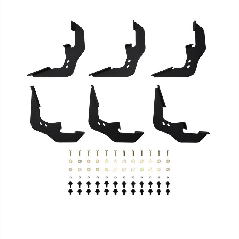 Westin 2019 Chevrolet Silverado/Sierra 1500 Crew Cab R7 Nerf Step Bars - Black Nerf Bars Westin