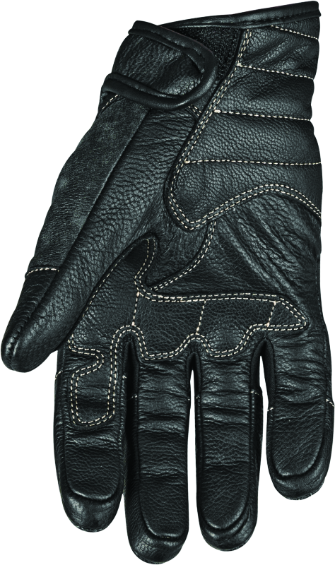 Speed and Strength Rust and Redemption Leather Gloves Black - Small Gloves Speed and Strength