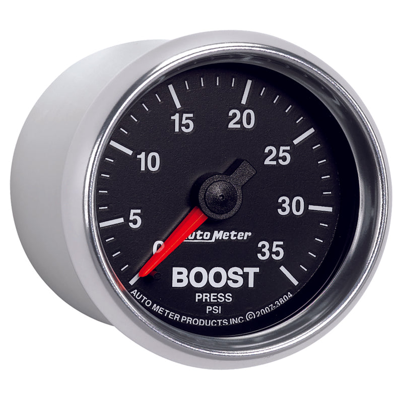 AutoMeter GS 2 1/16 inch 35PSI Mechanical Boost Gauge Gauges AutoMeter