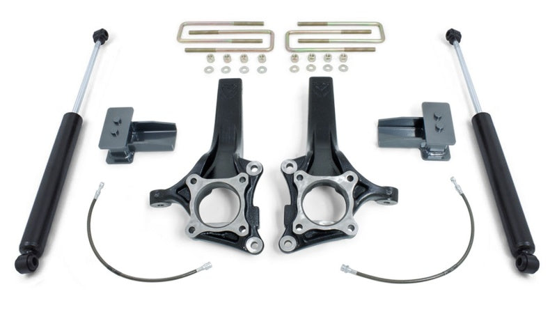 MaxTrac 15-18 Ford F-150 2WD 4.5in/2in MaxPro Spindle Lift Kit w/MaxTrac Shocks Steering Knuckles & Spindles Maxtrac