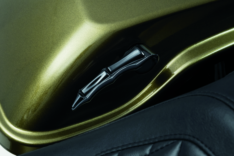 Kuryakyn Zombie Saddlebag Latch Handle Black Bags - Saddlebags Kuryakyn