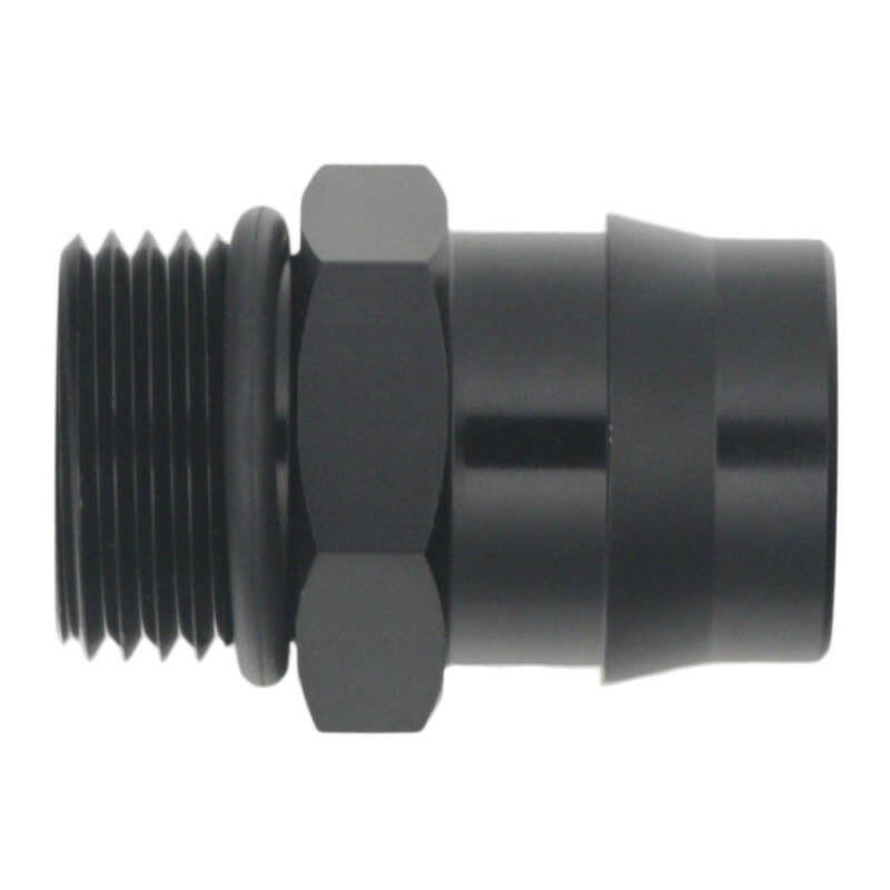 DeatschWerks 8AN ORB to Can-Am Maverick X3 OE Quick Connect Adapter - Anodized Matte Black Fuel Injectors - Single DeatschWerks