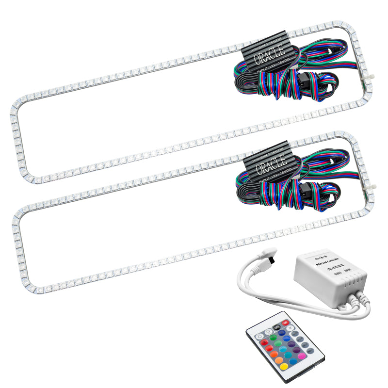 Oracle GMC Sierra 88-98 Halo Kit - ColorSHIFT w/ Simple Controller Headlights ORACLE Lighting