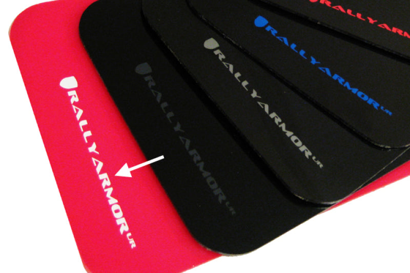 Rally Armor 12-18 Hyundai Veloster Red UR Mud Flap w/ White Logo Mud Flaps Rally Armor