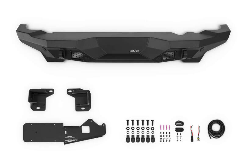 DV8 Offroad 2021+ Ford Bronco Competition Series Rear Bumper Bumpers - Steel DV8 Offroad