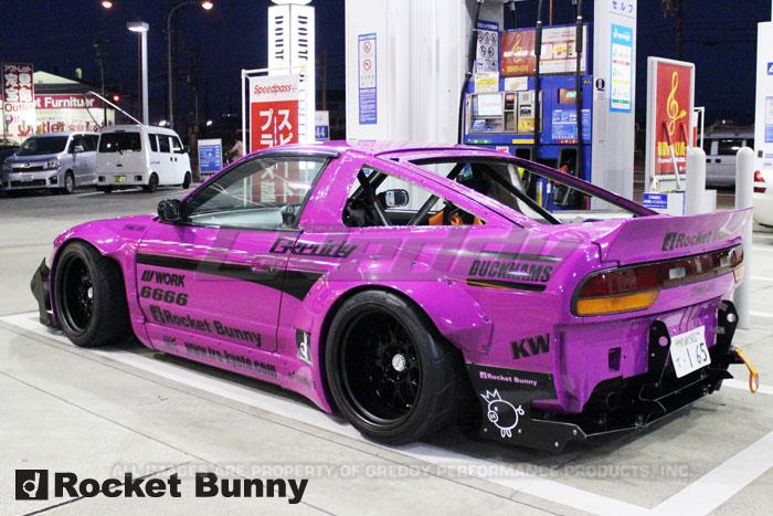 GReddy 89-93 Nissan 240SX Full Rocket Bunny 180/240SX Wide Body Aero Kit w/ Wing Body Kits GReddy