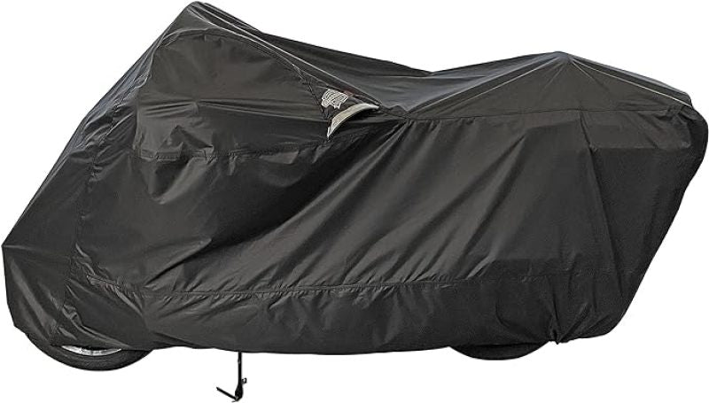 Dowco WeatherAll Plus Ratchet Motorcycle Cover Black - Medium Bike Covers Dowco