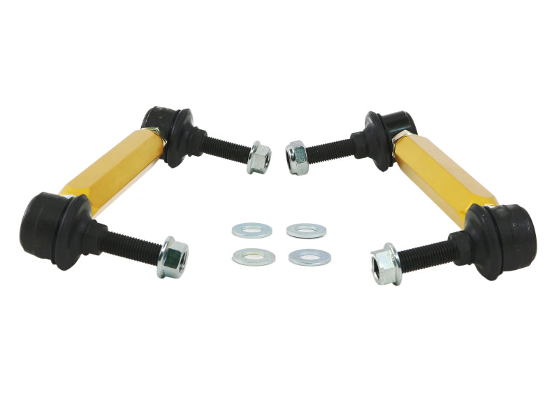 Whiteline Universal Swaybar Link Kit-Heavy Duty Adjustable Ball Joint Sway Bar Endlinks Whiteline