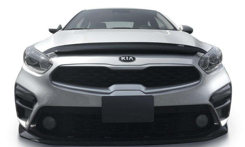 AVS 19-23 Kia Forte Carflector Low Profile Hood Shield - Smoke Hood Deflectors AVS