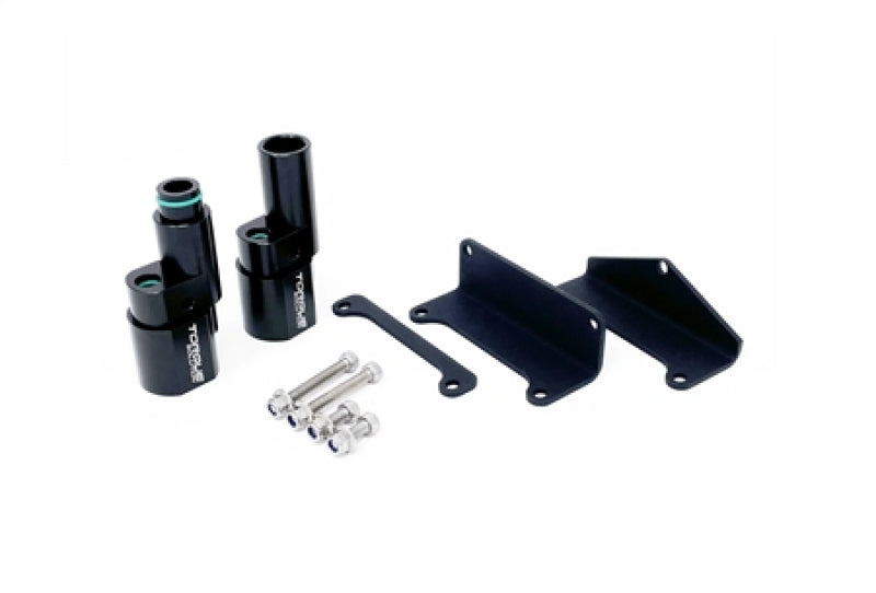 Torque Solution Billet Dual Pass Flex Fuel Sensor Bracket Flex Fuel Kit Torque Solution