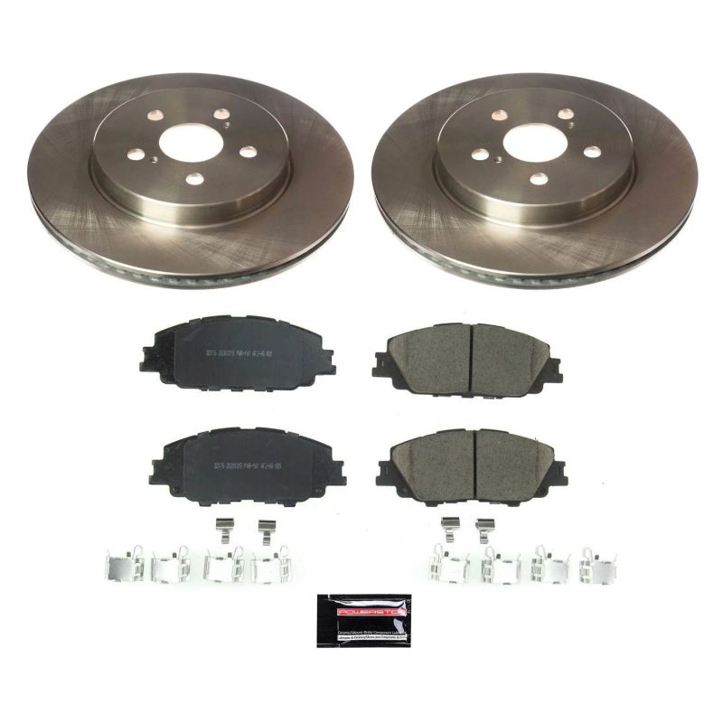Power Stop 2019 Toyota Corolla Front Autospecialty Brake Kit Brake Kits - OE PowerStop