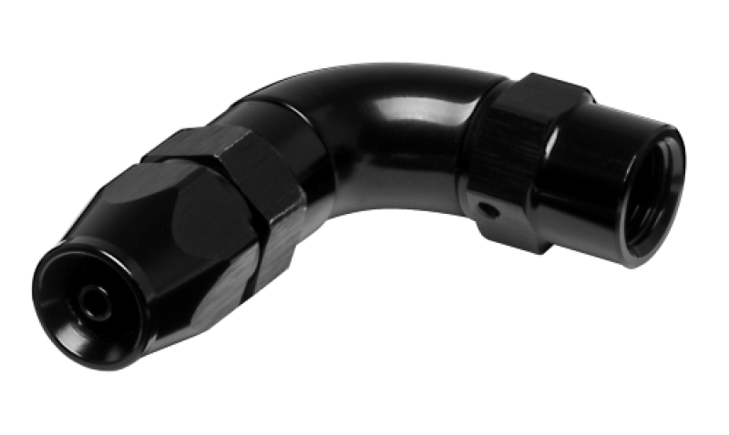 Vibrant -3AN 90 Degree High Flow Hose End Fitting for PTFE Lined Hose - Aluminum Fittings Vibrant