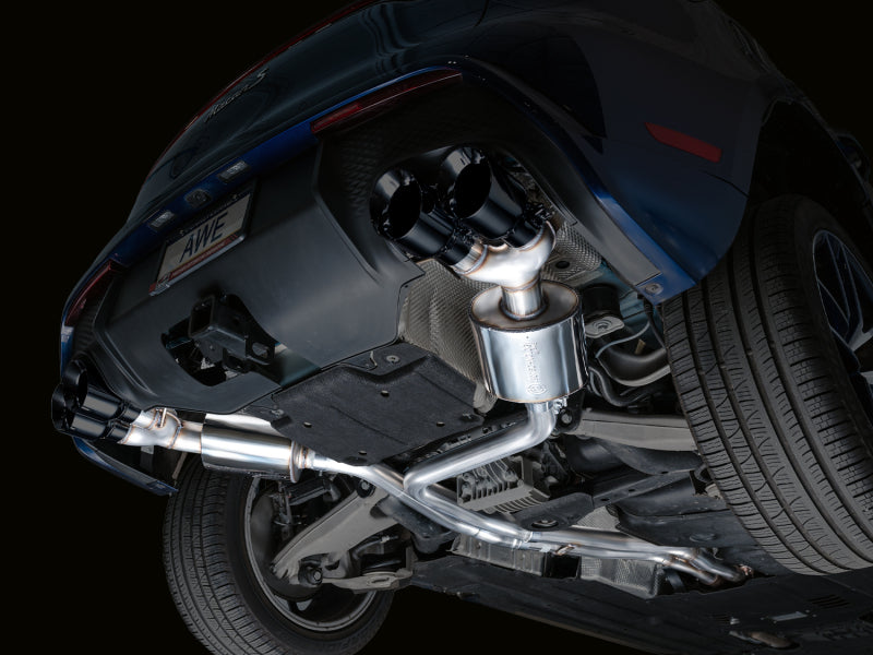 AWE Tuning 2022+ Porsche Macan 2.9TT Touring Edition Cat-Back Exhaust w/ Diamond Black Tips Catback AWE Tuning