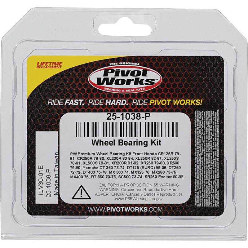 Pivot Works Premium Wheel Bearing Wheel Bearings Pivot Works