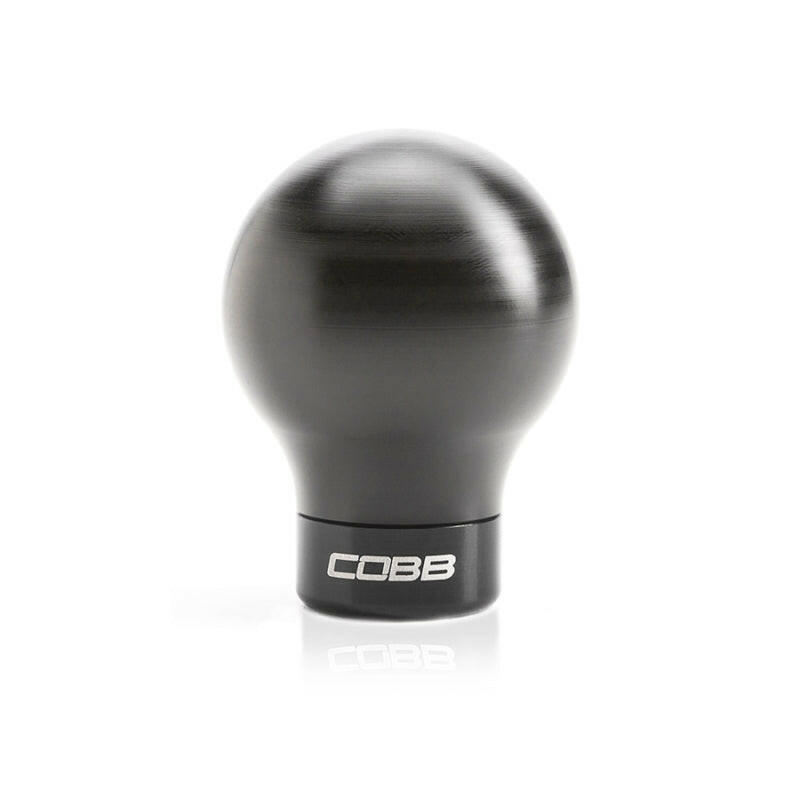 Cobb 08-15 Mitsubishi EVO X / 09-15 Ralliart Shift Knob - Stealth Black (Black/Black Base) Shift Knobs COBB