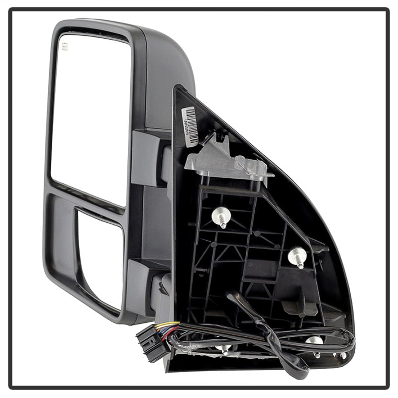 xTune Ford SuperDuty 08-15 Extendable Heated Mirrors w/ LED Signal Smoke MIR-FDSD08S-PW-SM-SET Side Mirrors SPYDER