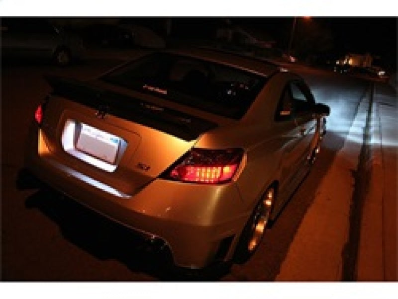 Spyder Honda Civic 06-08 2Dr LED Tail Lights Red Clear ALT-YD-HC06-2D-LED-RC Tail Lights SPYDER