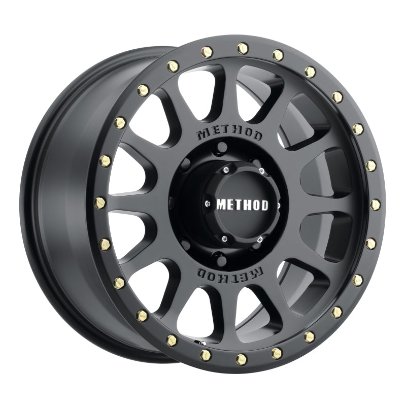 Method MR305 NV 18x9 +18mm Offset 8x170 130.81mm CB Matte Black Wheel Wheels - Cast Method Wheels