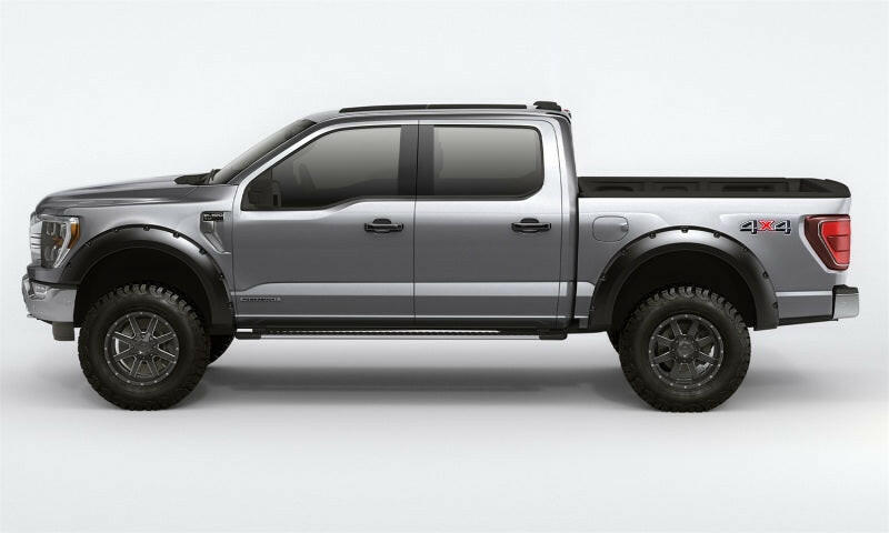 Bushwacker 11-16 Ford F-250 / F-350 Super Duty (Excl. Dually) Forge Style Flares 4pc - Black Fender Flares Bushwacker