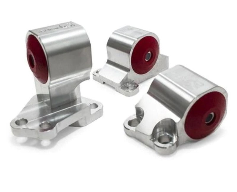 Innovative 92-95 Civic B/D Series Silver Aluminum Mounts 60A Bushings (Auto to Manual Hydro 2 Bolt) Engine Mounts Innovative Mounts
