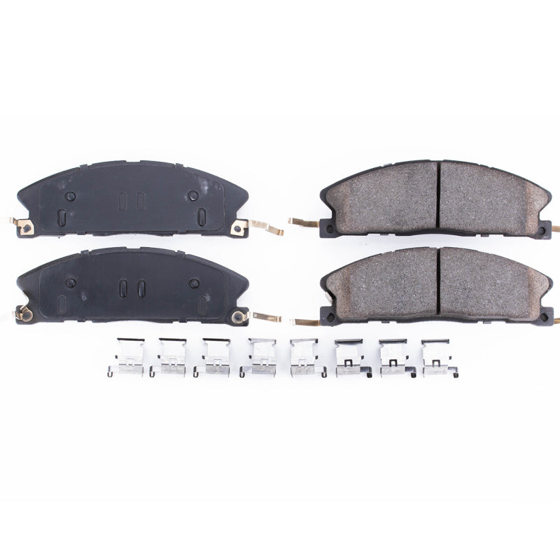 Power Stop 13-19 Ford Explorer Front Z17 Evolution Ceramic Brake Pads w/Hardware Brake Pads - OE PowerStop