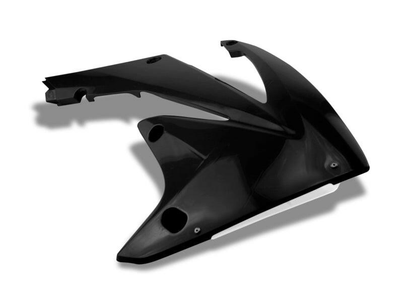 Cycra 09-13 Honda CRF250R-450R Powerflow Radiator Shrouds - Black Plastics Cycra