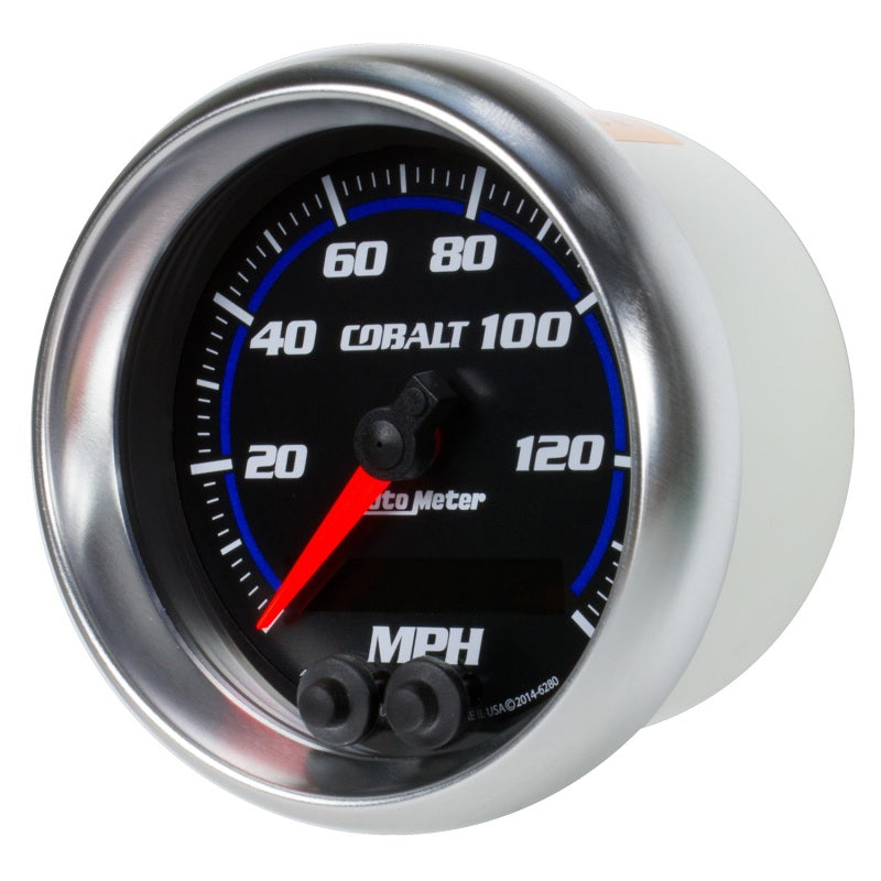Autometer Cobalt 3-3/8in 0-140MPH In-Dash Electronic GPS Programmable Speedometer Gauges AutoMeter