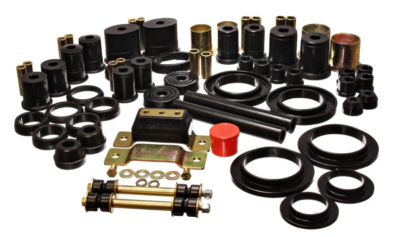 Energy Suspension 94-95 Ford Mustang Black Hyper-flex Master Bushing Set w/ V-8 Bushings - Full Vehicle Kits Energy Suspension
