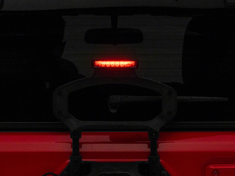 Raxiom 18-23 Jeep Wrangler JL Axial Series LED Third Brake Light- Smoked Brake Lights Raxiom