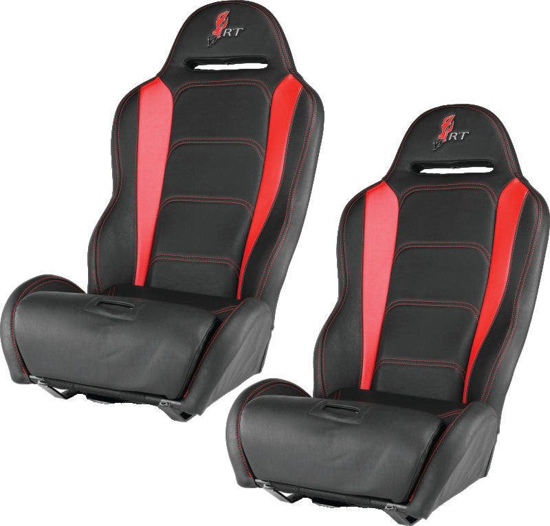 DragonFire Racing Highback Rt Seat Pr Blk/Red Misc Powersports DragonFire Racing