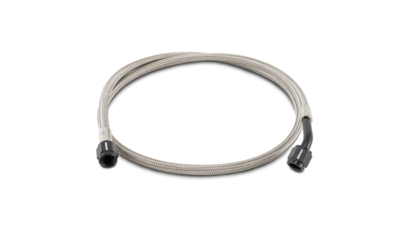 Vibrant Pre-Assembled Hose Assemblies -3AN 36in Length Hose End Style Straight/45 Degrees Hoses Vibrant