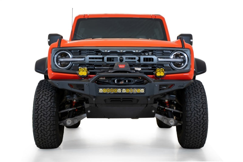 Addictive Desert Designs 22-23 Ford Bronco Raptor Rock Fighter Front Bumper Bumpers - Steel Addictive Desert Designs