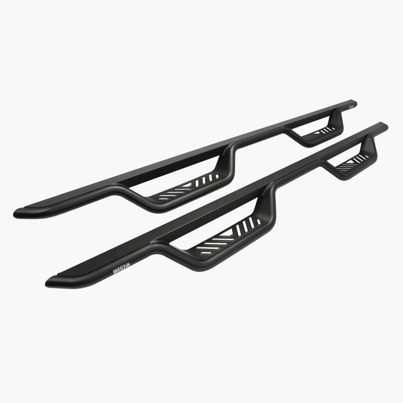 Westin 04-13 Chevrolet Silverado Outlaw Drop Nerf Step Bar - Textured Black Nerf Bars Westin